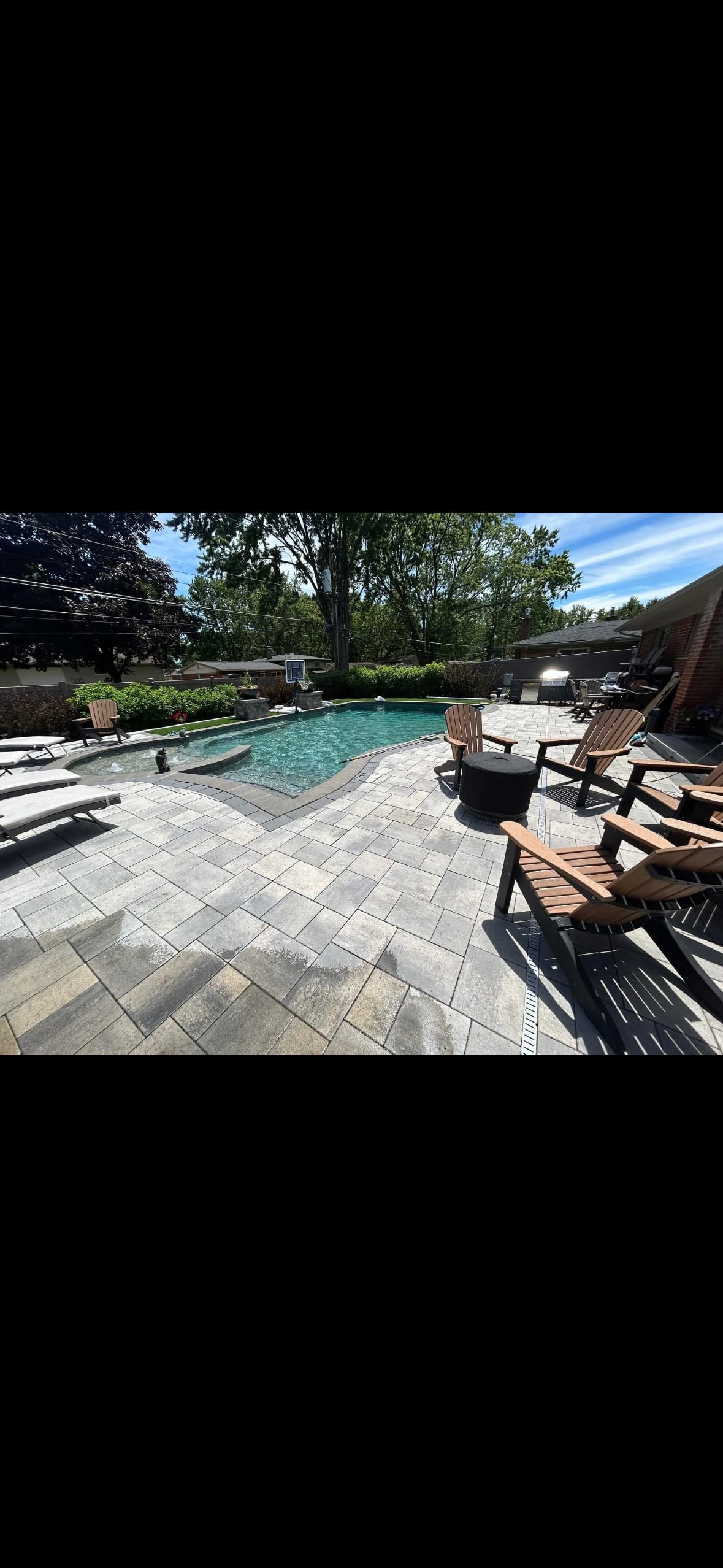 brick paver pool scape brick paver pool scape landscaping